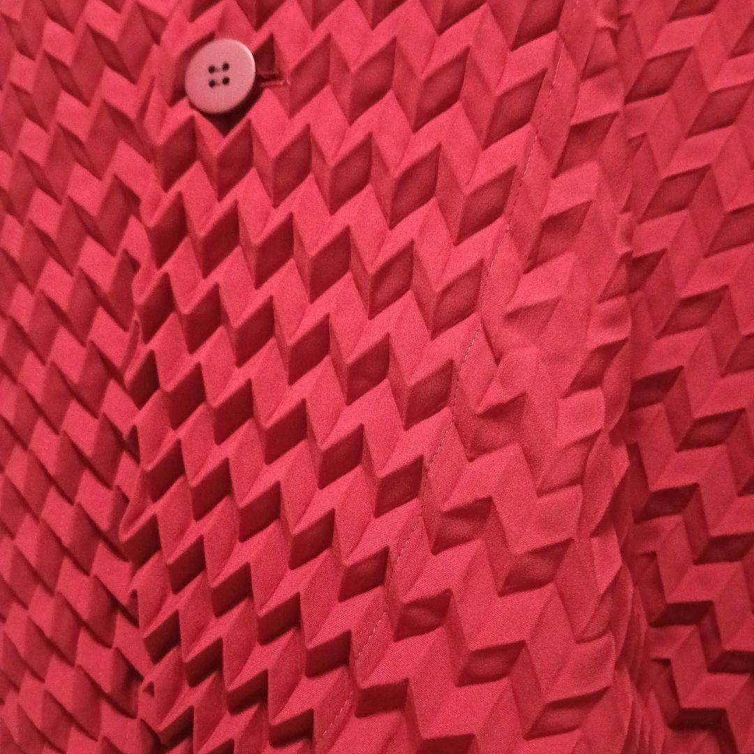 【未使用品/タグ付】イッセイミヤケ　23年製 立体テクスチャ加工 カーディガン