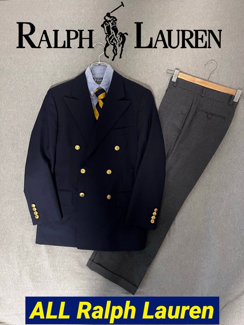 【美品】ラルフローレン セットアップ 一式 フォーマル スーツ ジャケット