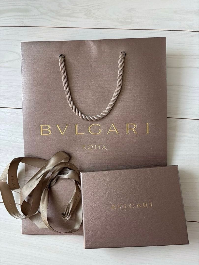 BVLGARI ブラック レザー キーケース/Reo.