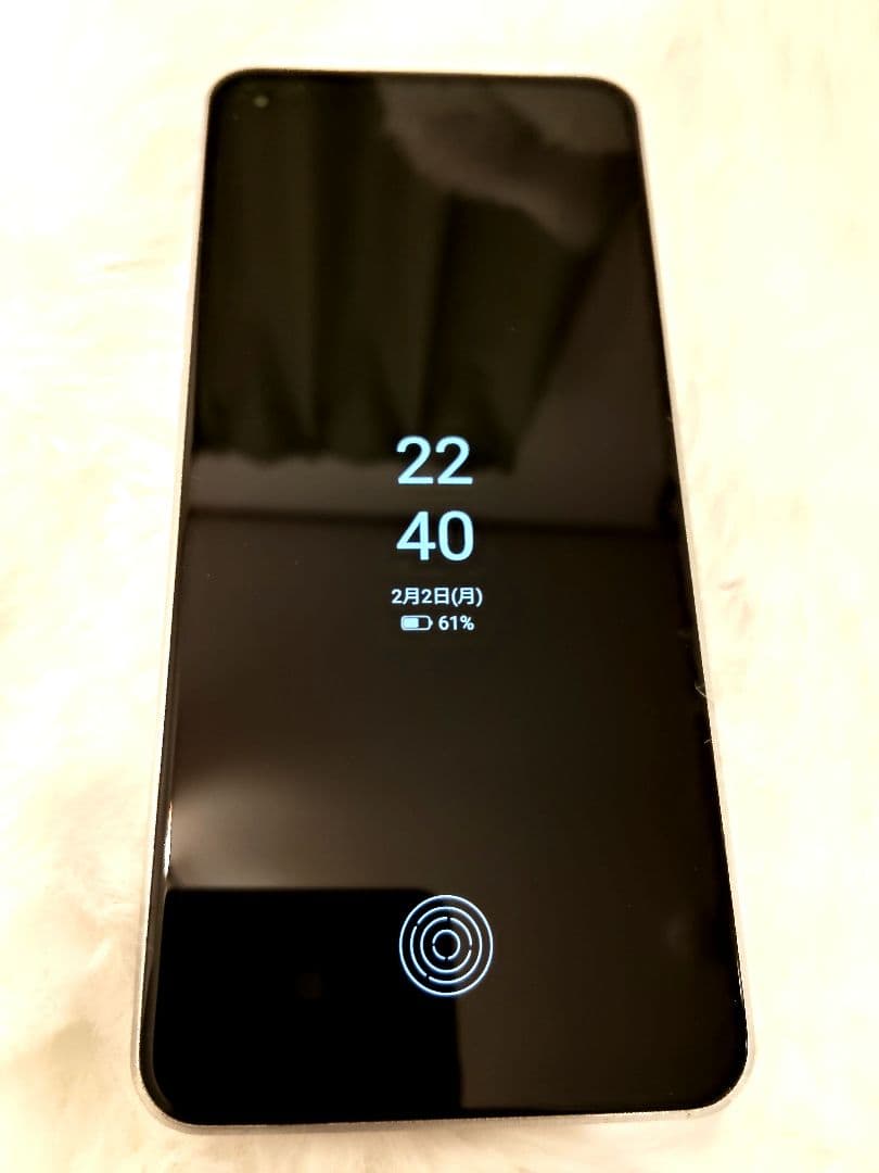 【SIMフリー】OPPO Reno9A ムーンホワイト 新品ガラスフィルム付