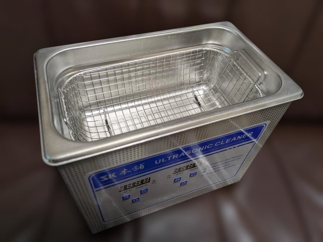 SK本舗 超音波洗浄機 動作確認済 洗浄カゴ・フタ付き 卓上型