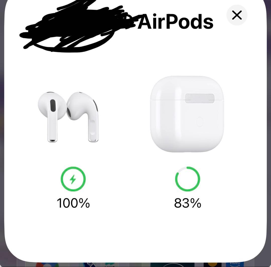 AirPods3本体 SHOTARO刻印付き