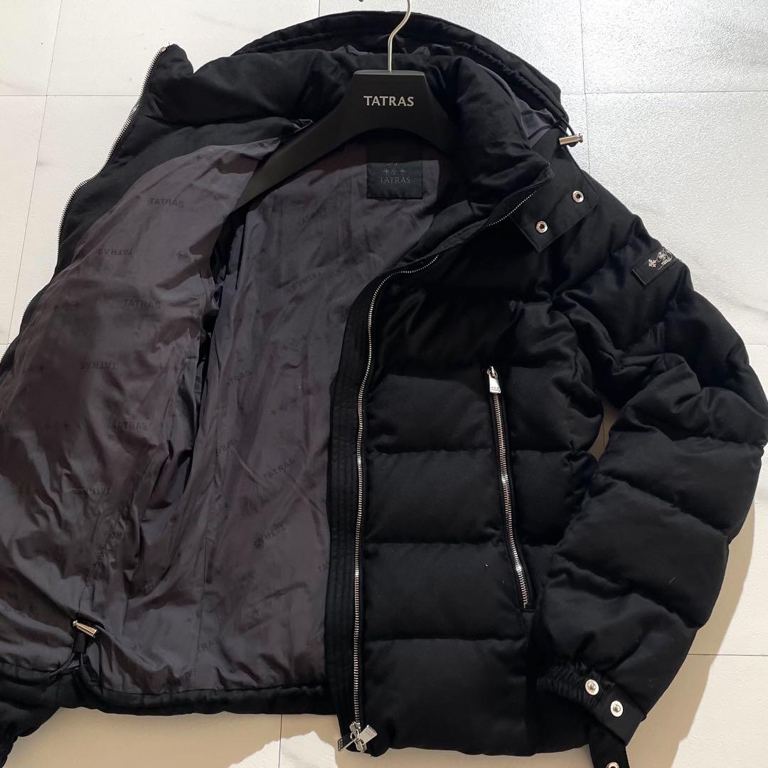 【美品 高級ライン】タトラス ドミツィアーノ Rライン ダウン ブラック S