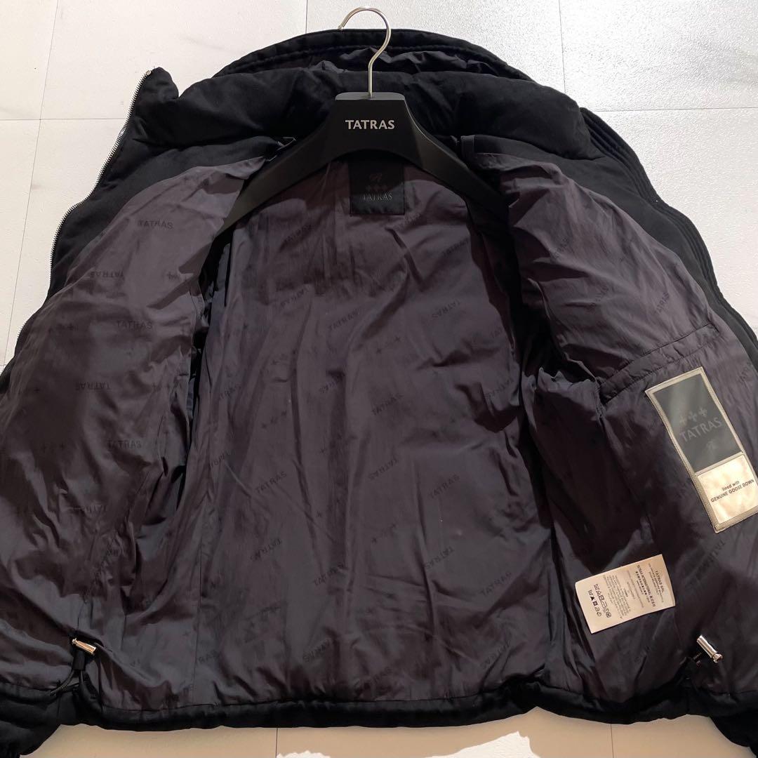 【美品 高級ライン】タトラス ドミツィアーノ Rライン ダウン ブラック S