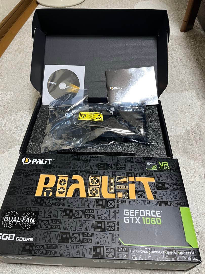 グラフィックボード・グラボ・ビデオカード PALIT GeForce GTX 1060 6GB