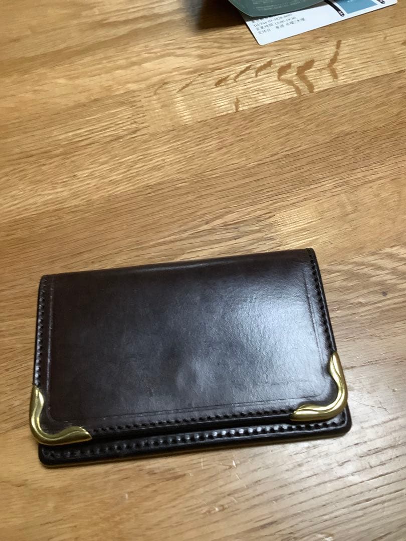 【Cramp】カードケース UKブライドルレザー 名刺入れ ブラック