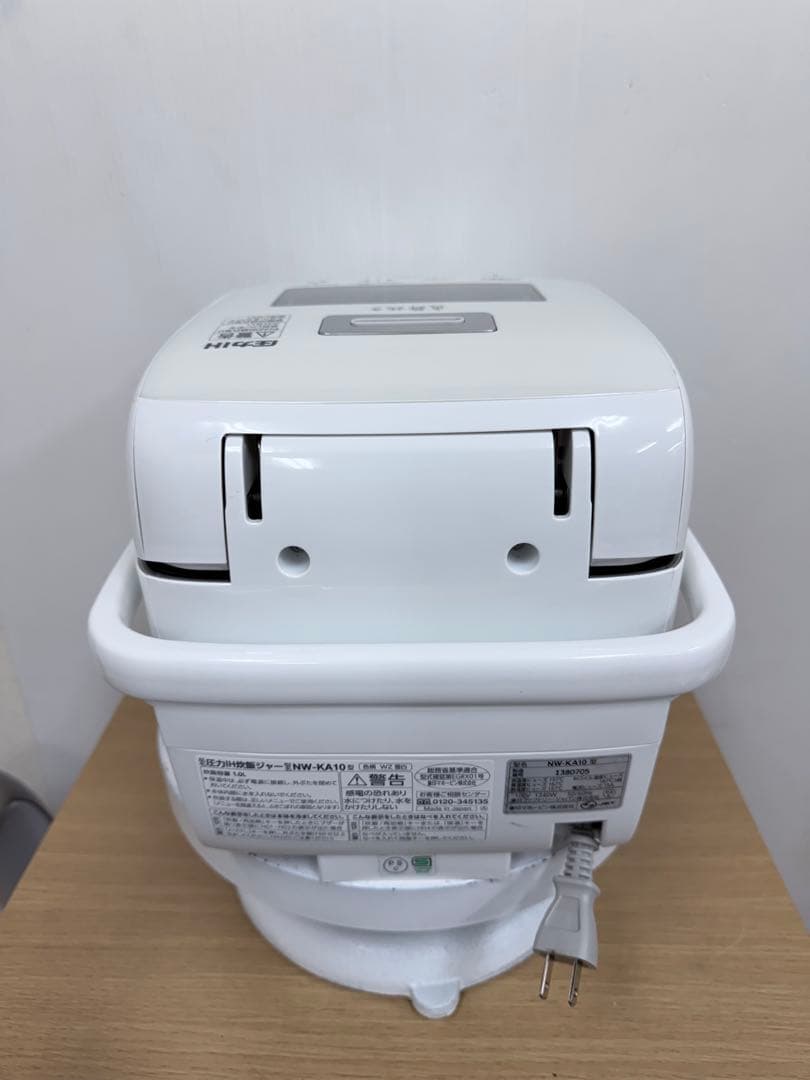 象印 圧力IH炊飯器 NW-KA10 1.0L 豪炎かまど釜2018年製
