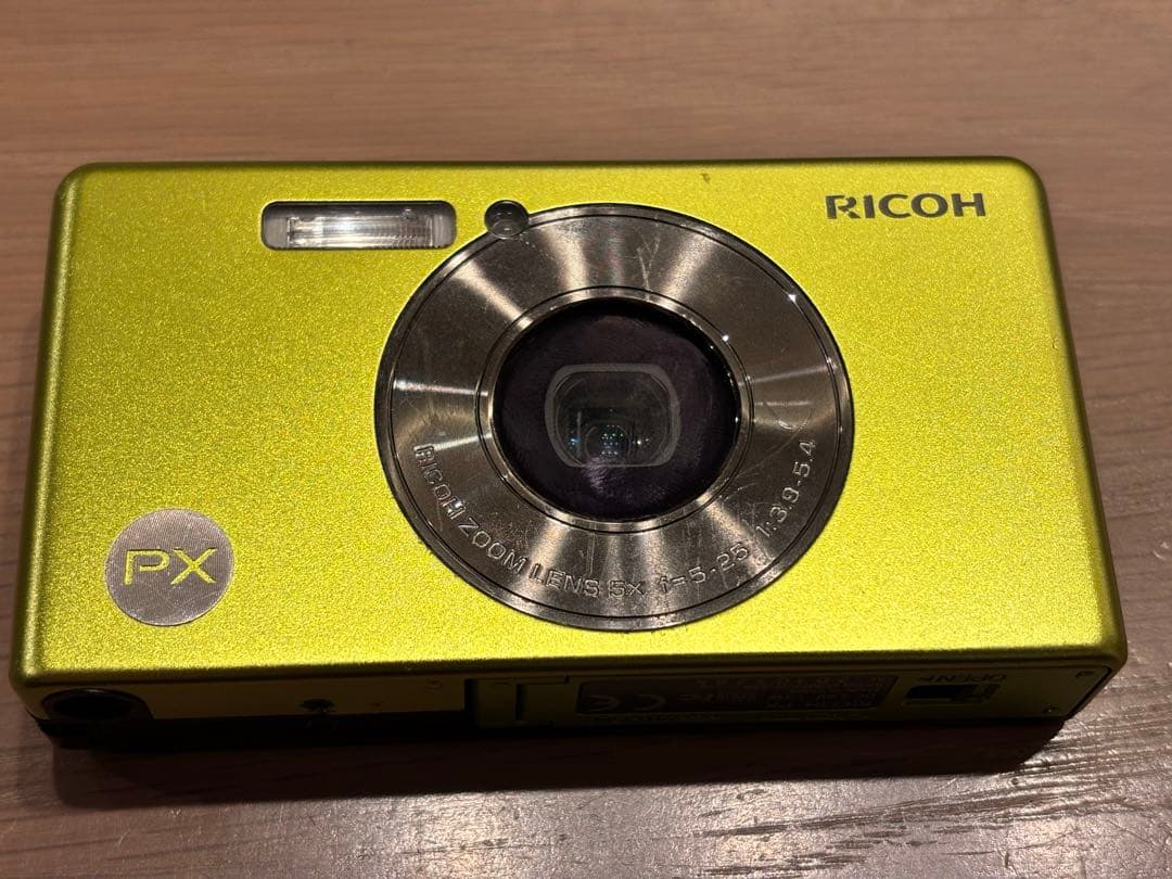 RICOH PX ライムグリーン デジカメ