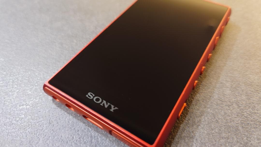 ＜中古美品・動作良好＞SONY NW-A105 レッド 16GB 本体