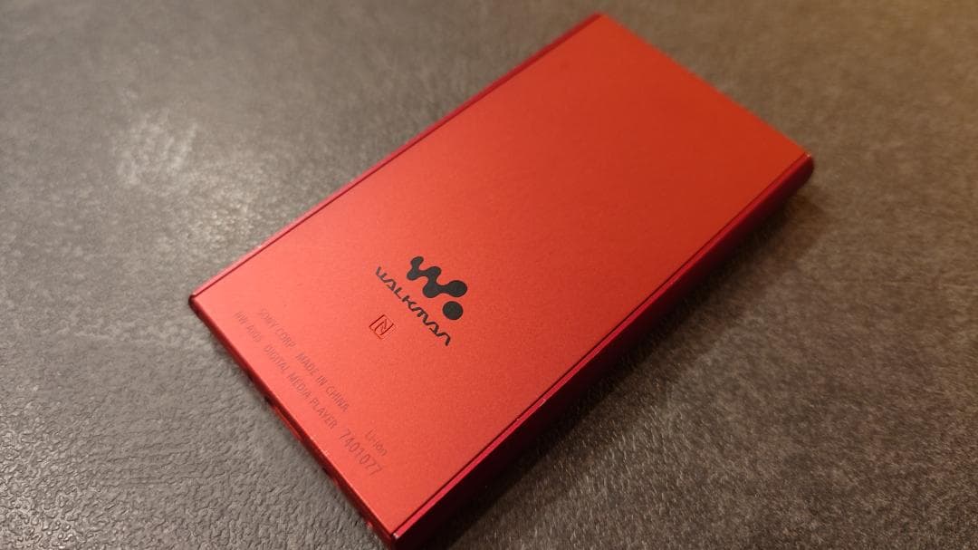 ＜中古美品・動作良好＞SONY NW-A105 レッド 16GB 本体