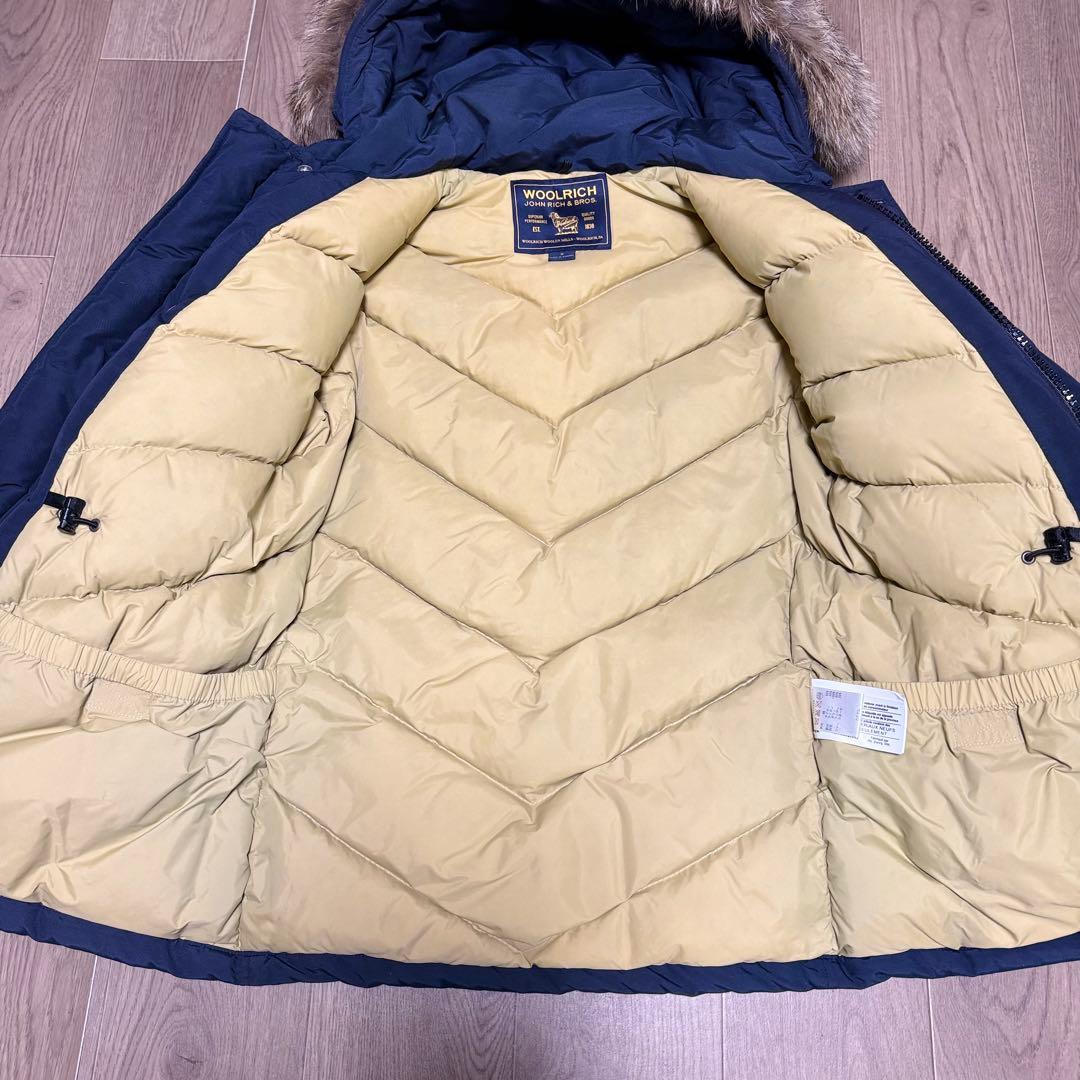【カナダ製】WOOLRICH ウールリッチ アークティックパーカー ネイビー S