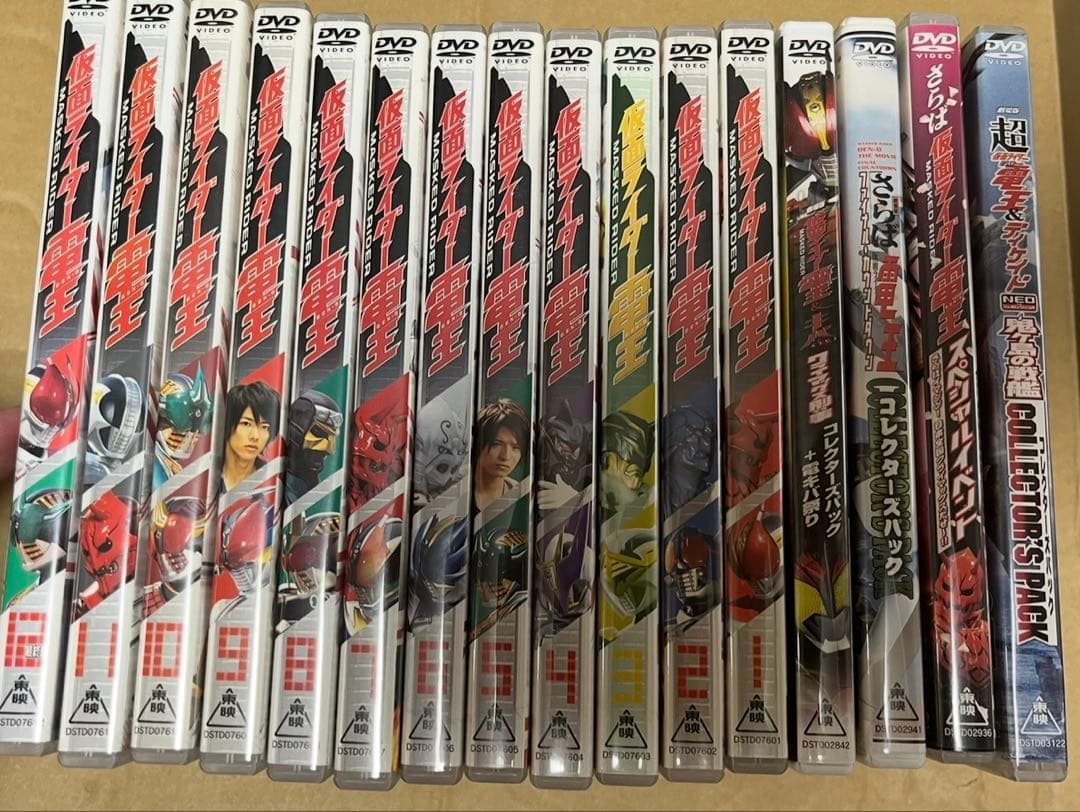 仮面ライダー電王 DVD 全12巻セット　全巻+劇場版他