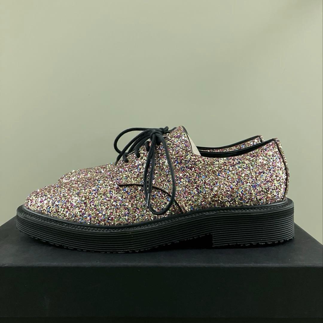 〓GIUSEPPE ZANOTTI×PEACEMINUSONE〓 グリッター 靴