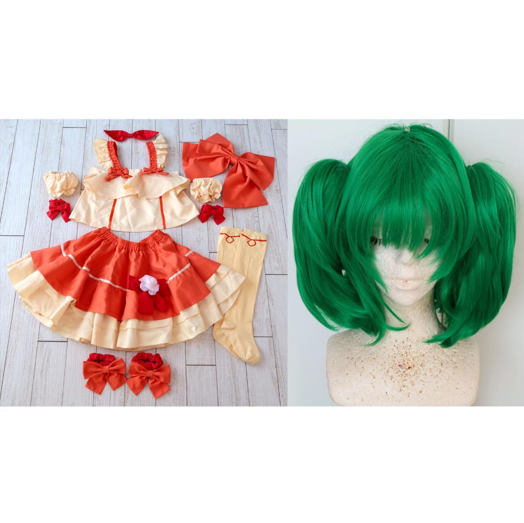 マクロスF　フロンティア　ランカ　星間飛行　衣装＋ウィッグ　S