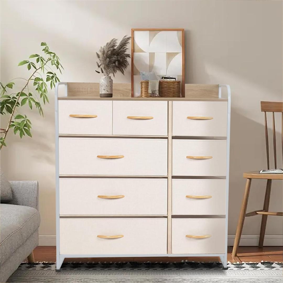 【R1394】タンス 収納 チェスト 布製 引き出し 洋服タンス 4段