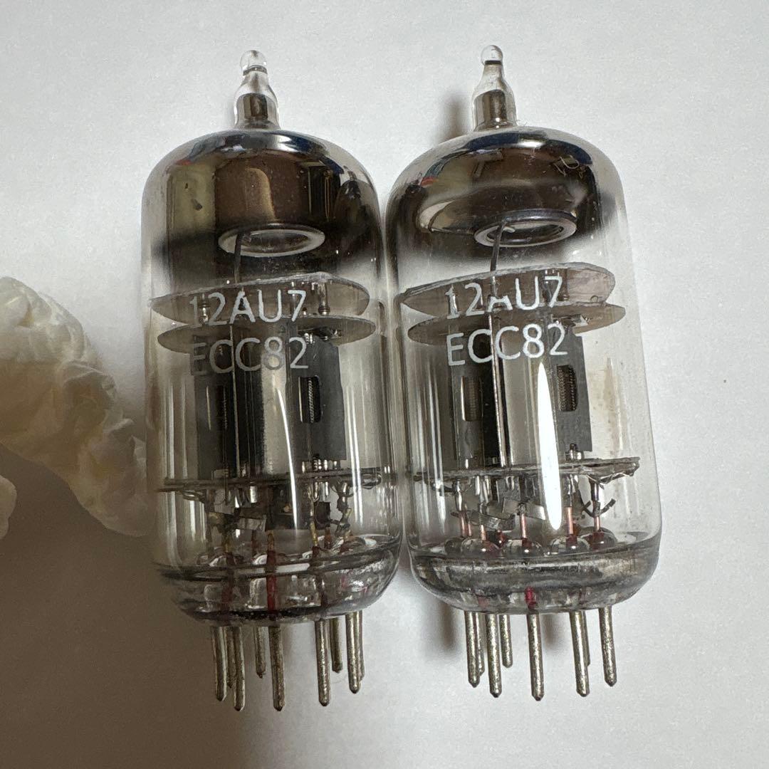 真空管 ECC83 テレフンケン，JJ×2本，ECC82×2本 メーカー不明