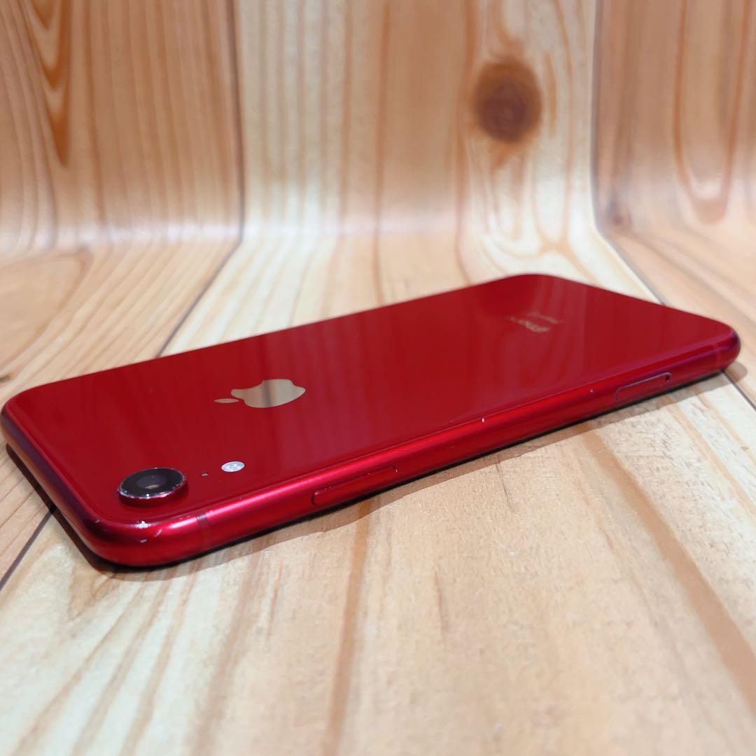 SIMフリー 本体 iPhone XR 64 GB レッド 553 電池新品