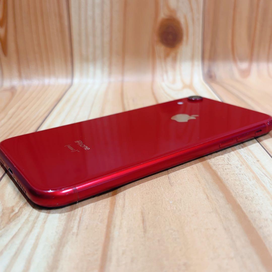 SIMフリー 本体 iPhone XR 64 GB レッド 553 電池新品
