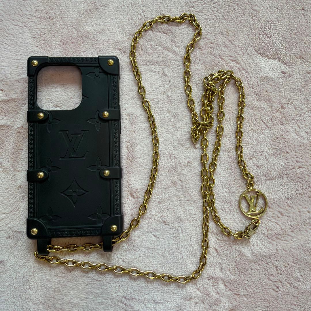 専用です Louis Vuitton iPhone 14Proケース チェーン付