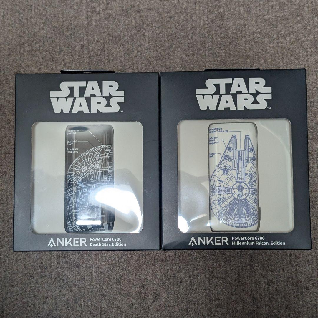 ANKER モバイルバッテリー STAR WARS Edition、USB充電器