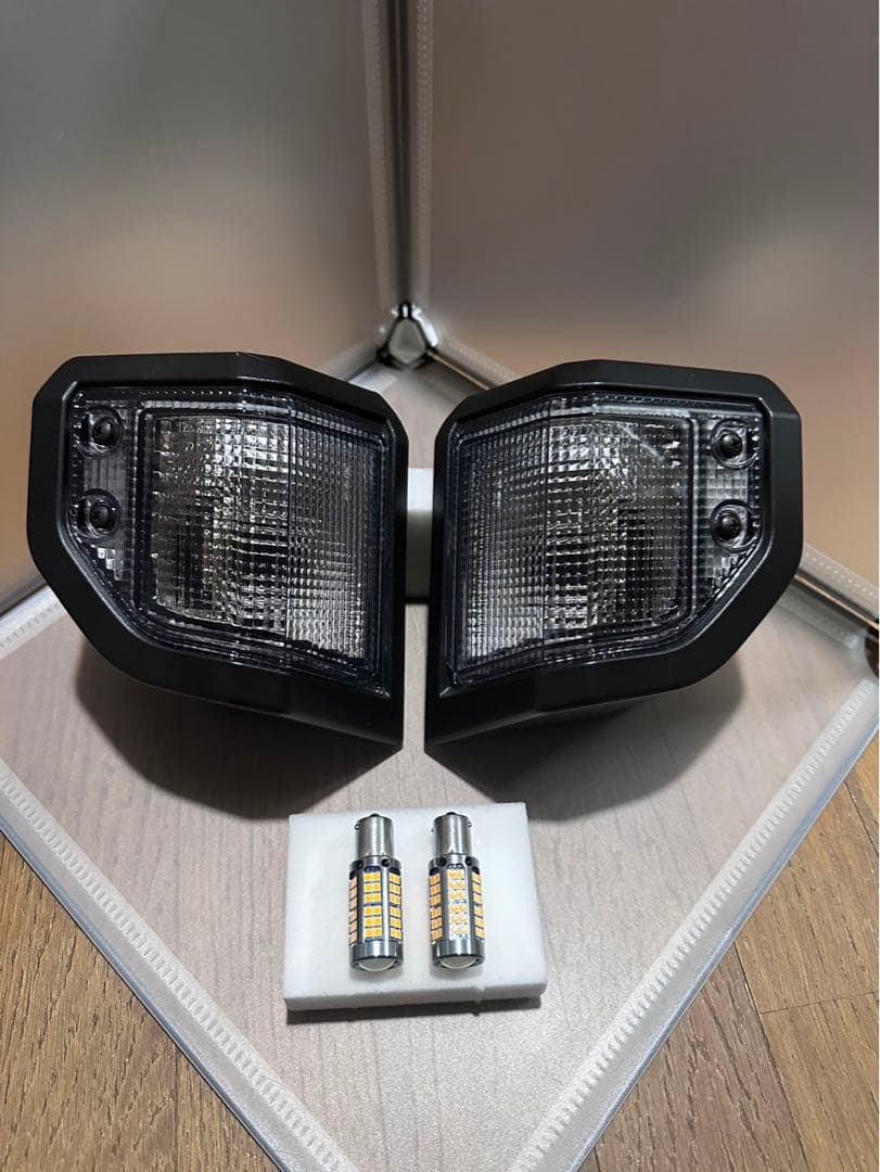 新品 ハイフラ防止LEDバルブ付属 左右セット ランクル70 クリアウインカー