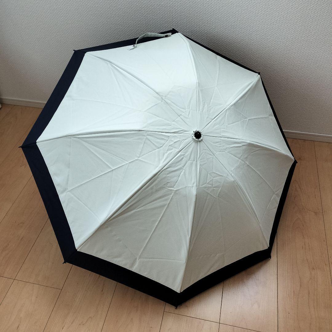 【美品】Rose Blanc 芦屋 ロサブラン 3段折りたたみ傘 コンビ 日傘