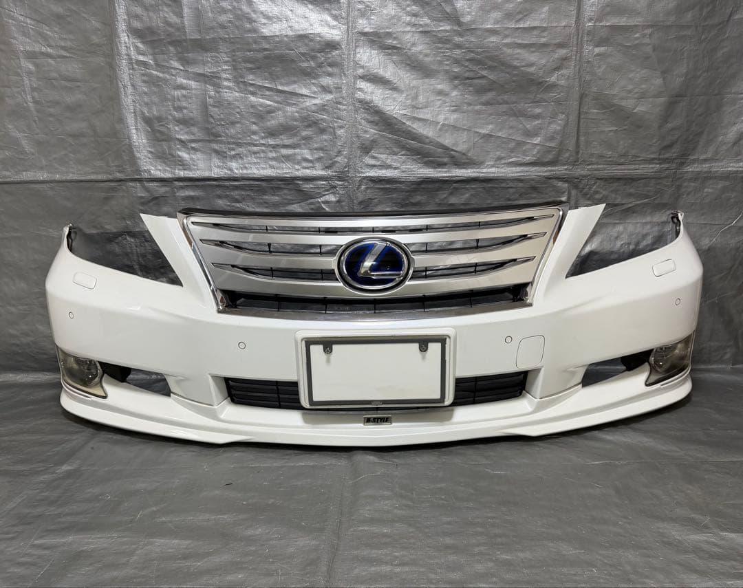H-STYLE レクサス LS600h中期 純正 フロントバンパー 色077