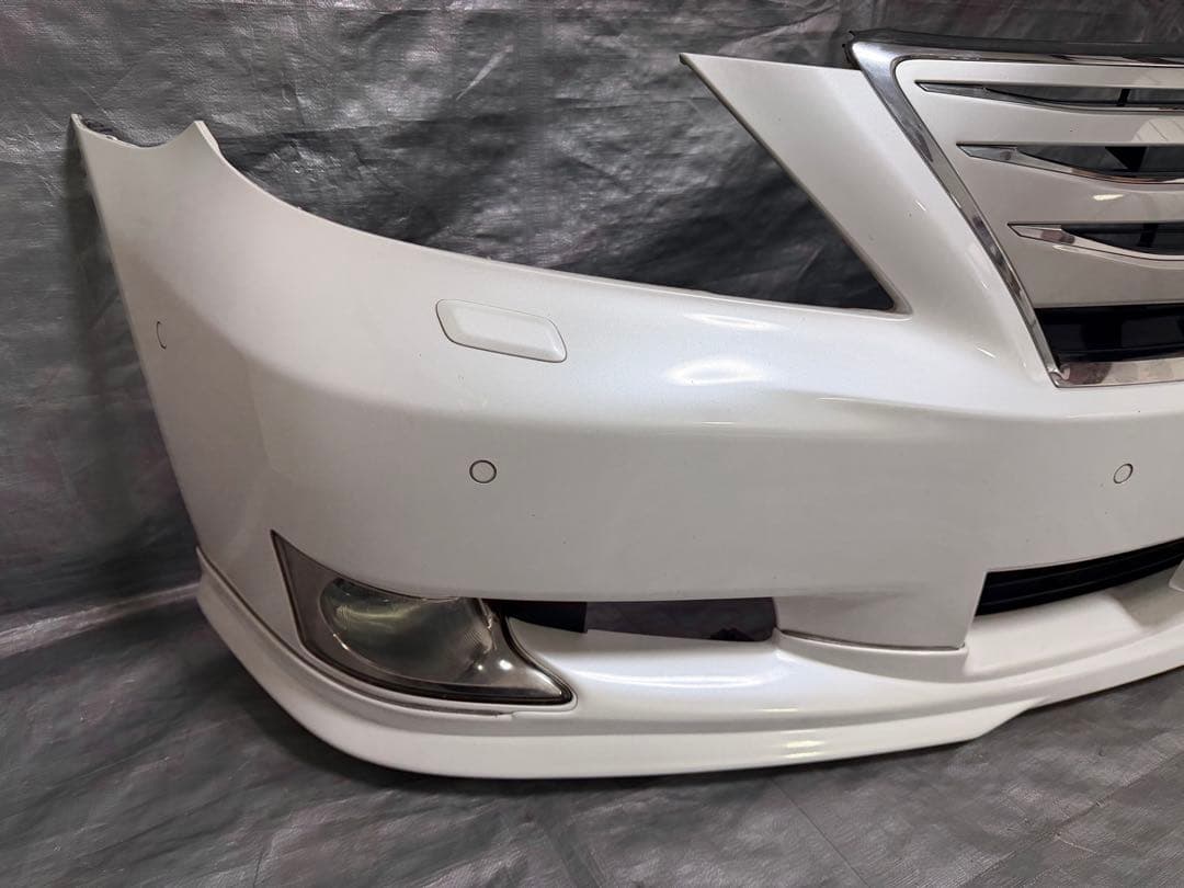 H-STYLE レクサス LS600h中期 純正 フロントバンパー 色077