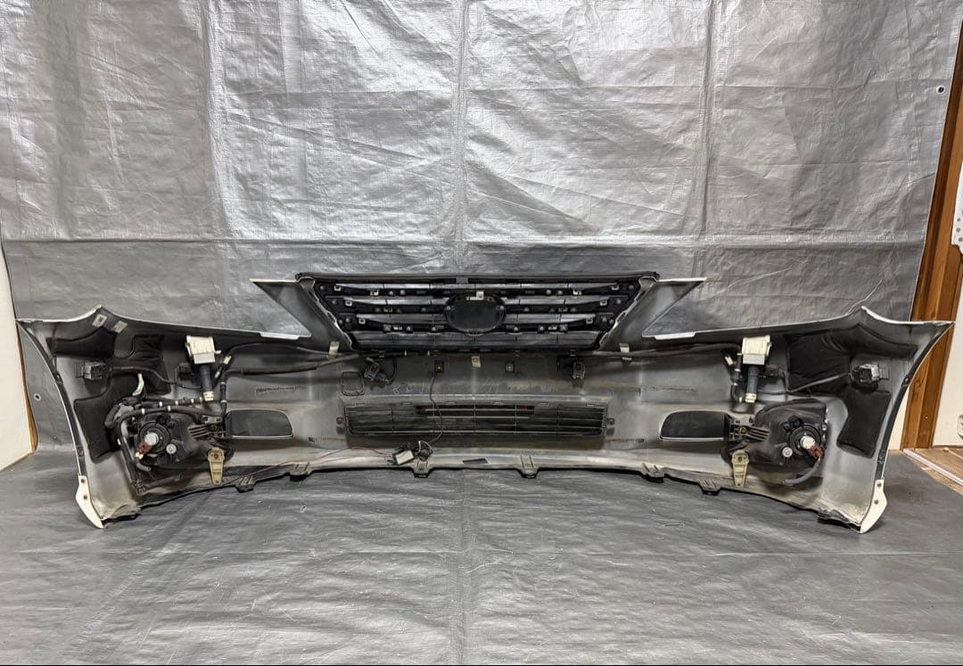 H-STYLE レクサス LS600h中期 純正 フロントバンパー 色077