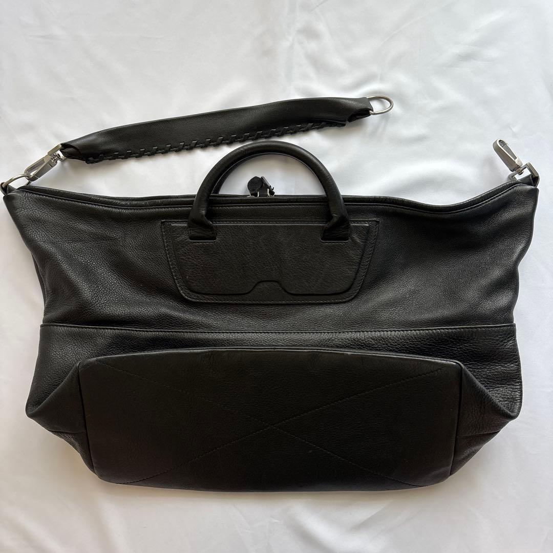 【EMPORIO ARMANI】ブラック ボストンバッグ