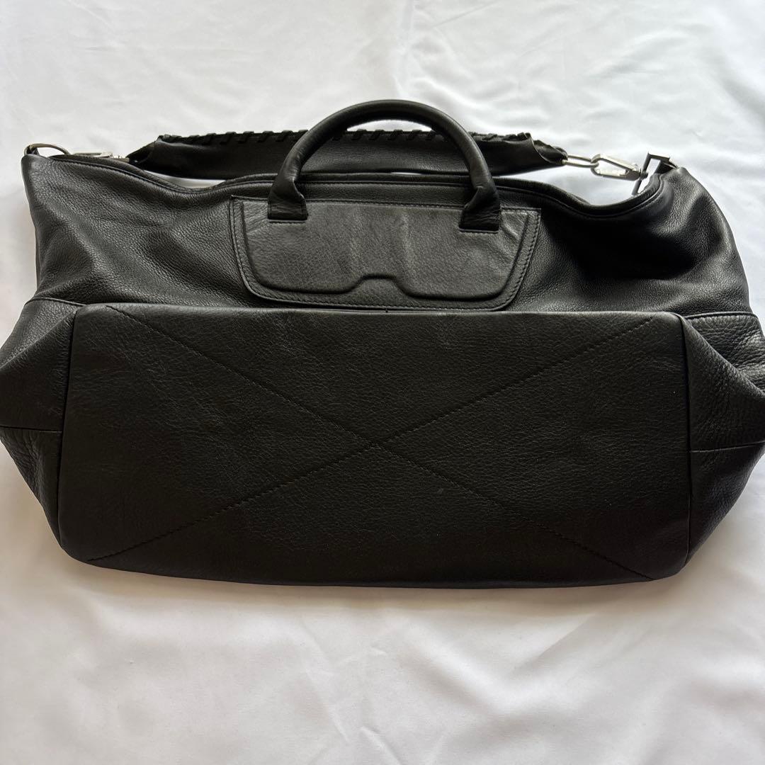 【EMPORIO ARMANI】ブラック ボストンバッグ