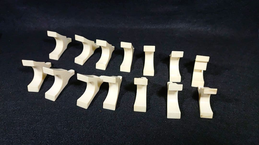 琴柱 天然素材 シマシマ14個セット