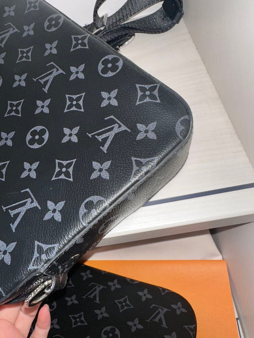 グレー ブラック ショルダーバッグ