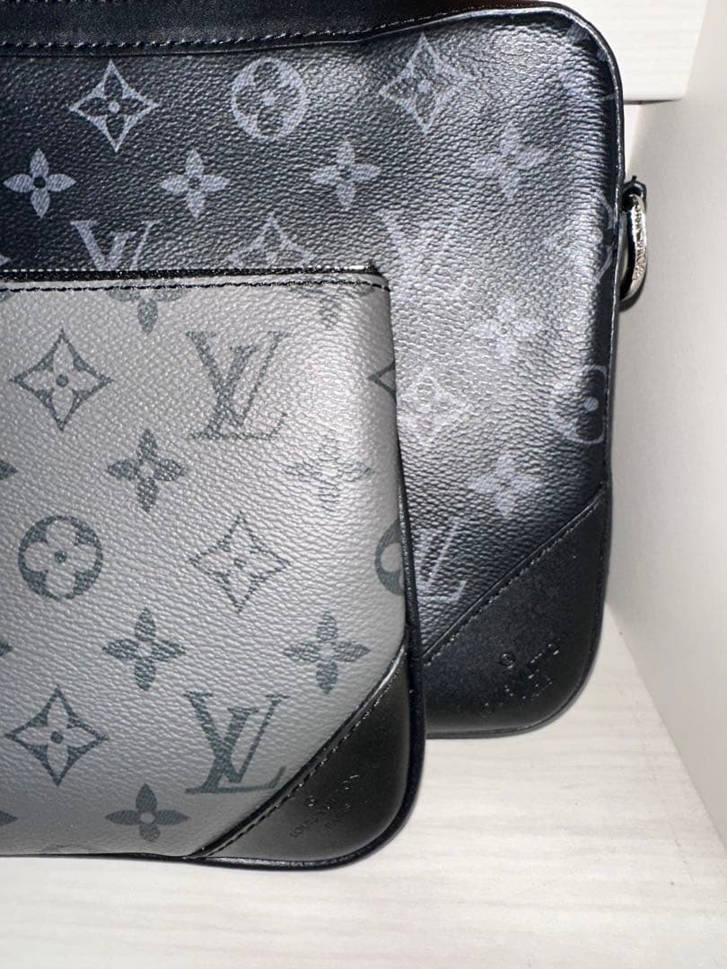 グレー ブラック ショルダーバッグ