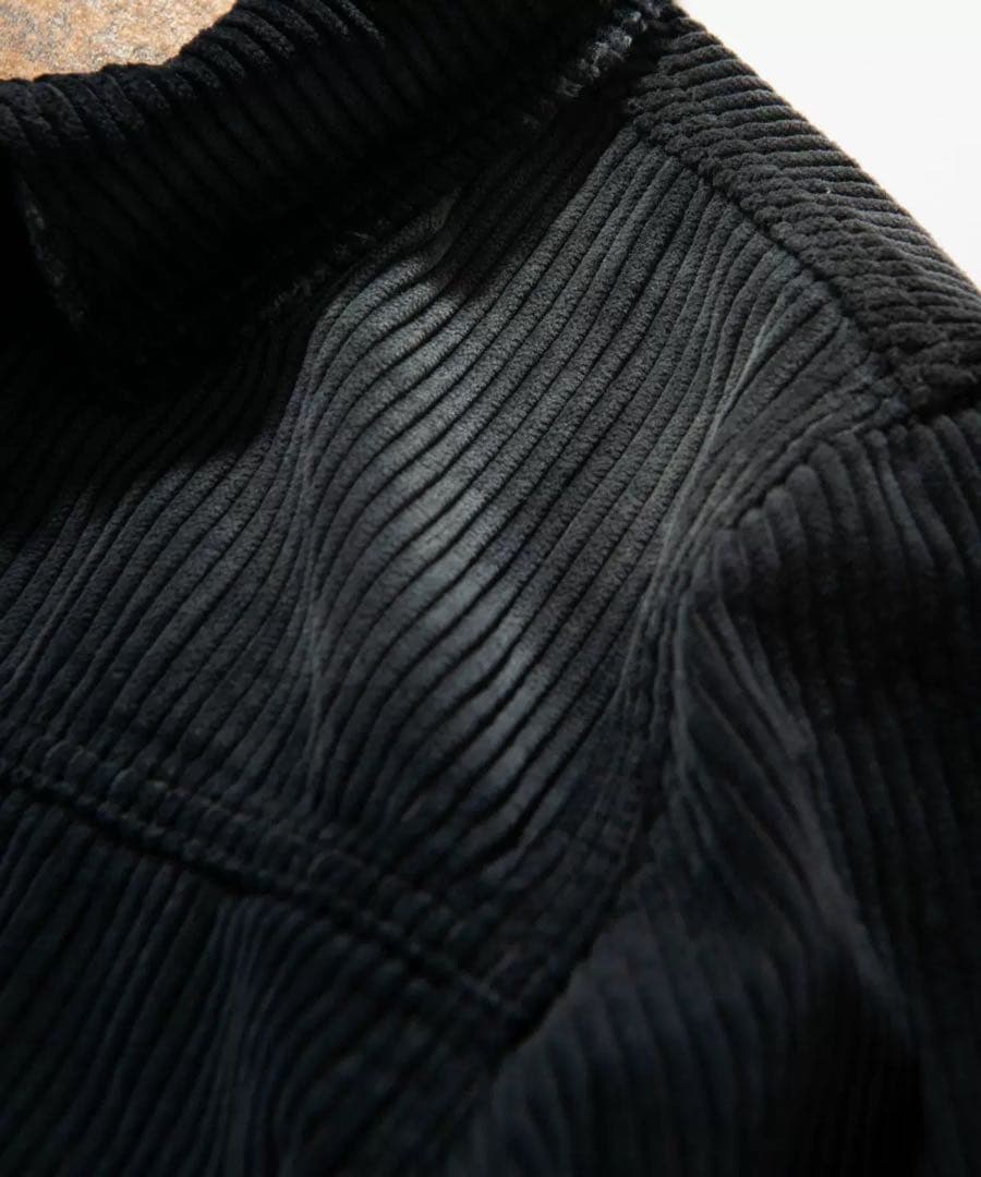 Glamb - クラシックコーデュロイジャケット 黒