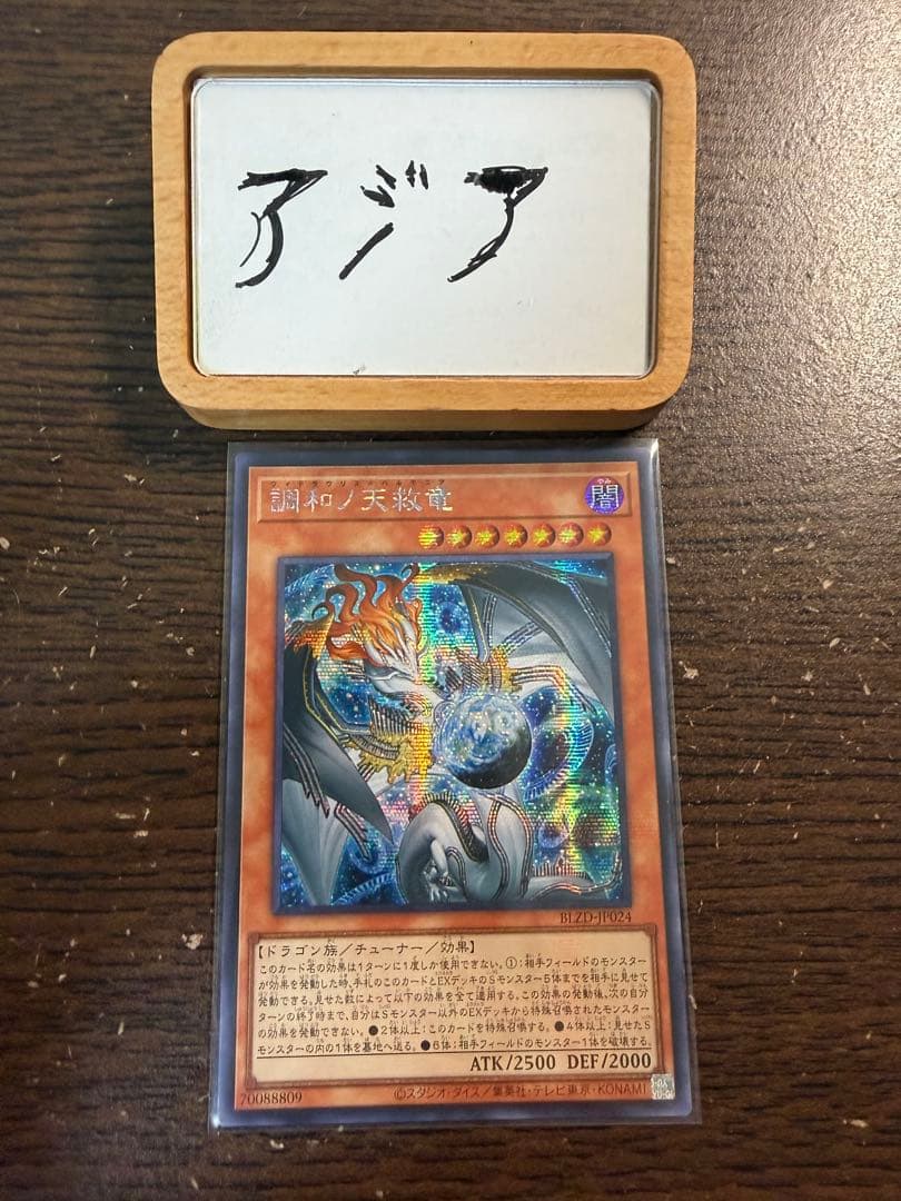 【即日発送】遊戯王 調和ノ天救竜 ハルモニア シークレット 1枚 アジア 亜シク