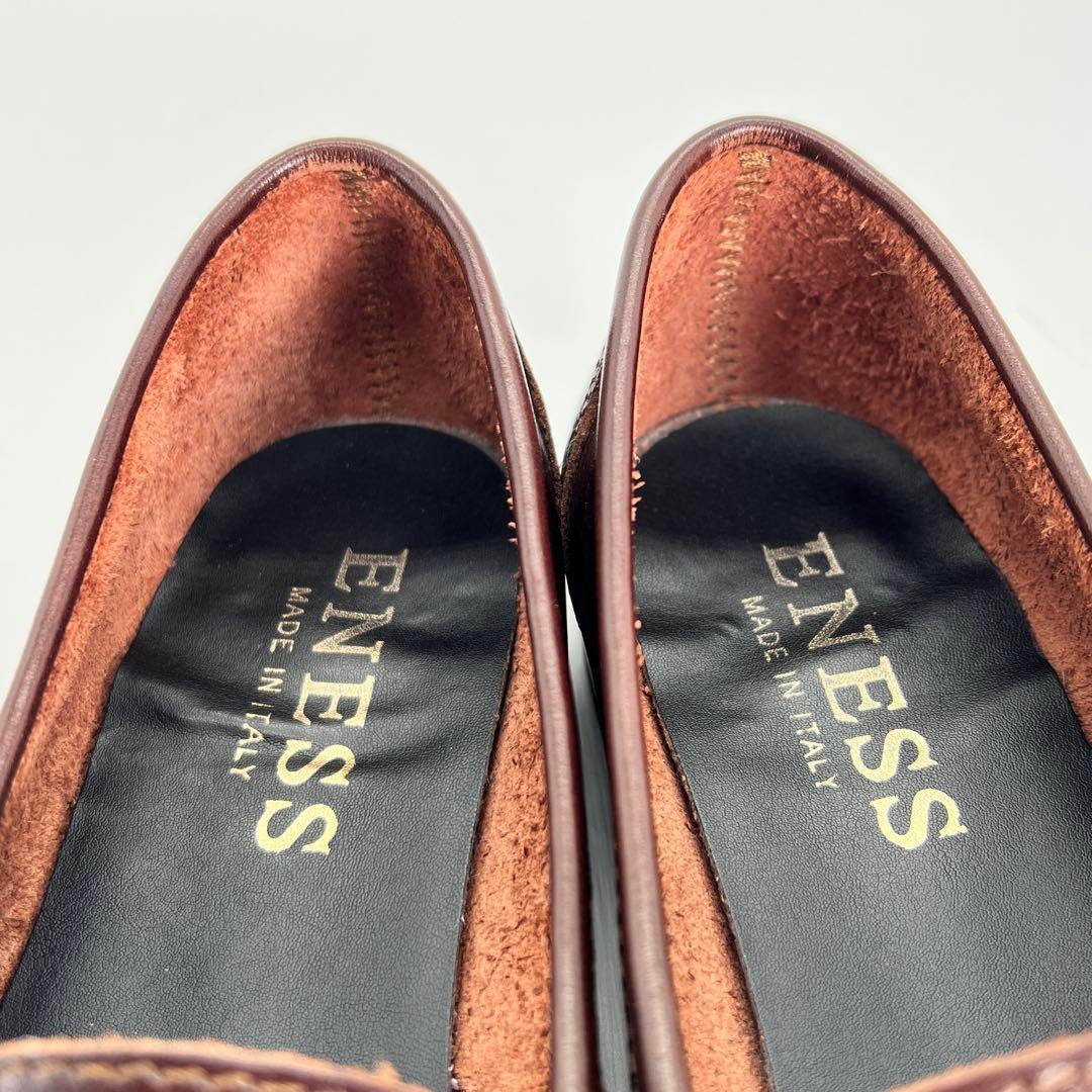 【美品】ENESS エネス ローファー ブラウン 37