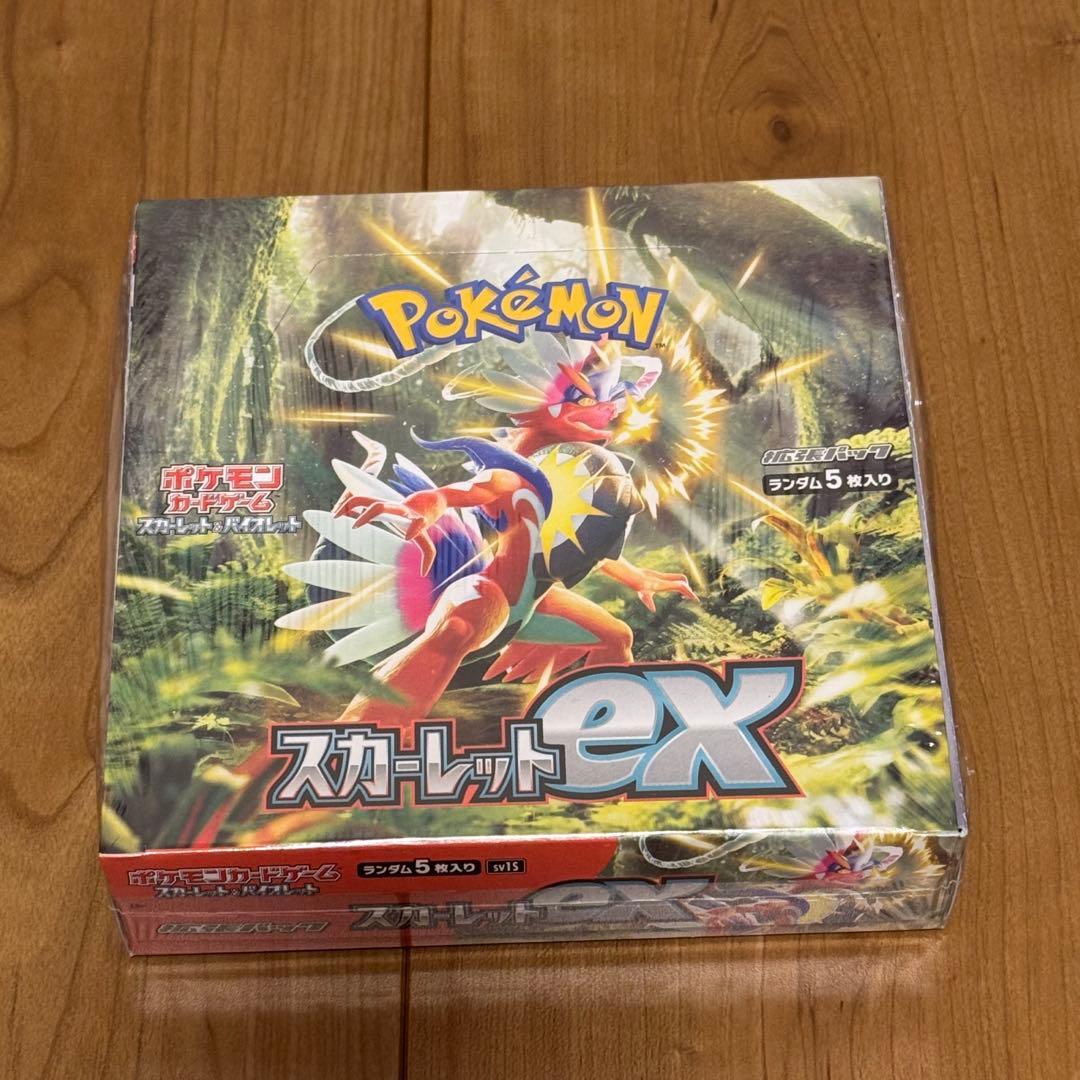 ポケモンカードスカーレットexシュリンク付き1 BOX