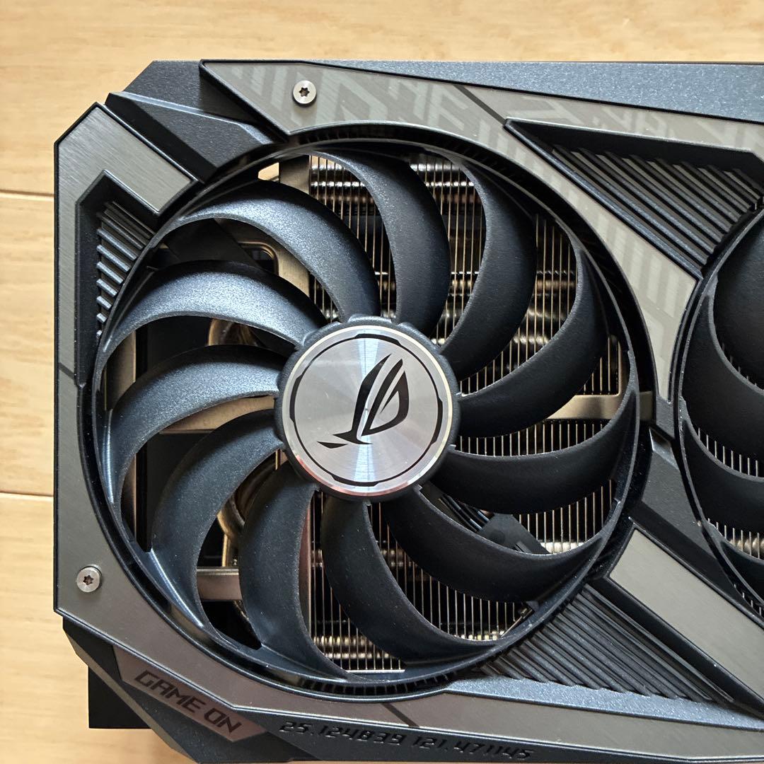 ASUS ROG RTX 3070 ヒートシンク　ファン　バックプレート　LED
