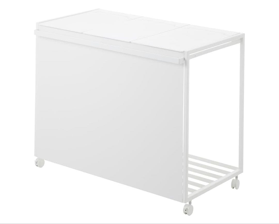 【新品未開封】tower 山﨑実業　3つ分別用ごみ箱　蓋付き　目隠し付き　45L