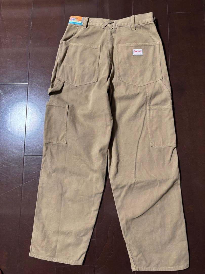 1度のみ着用の良品☆SMITH'S ペインターパンツ　ベージュ