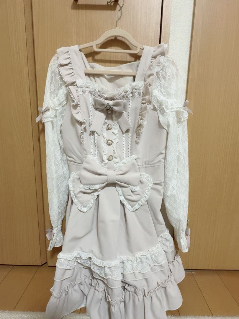 LIZLISA ティアラリボンティアードワンピース