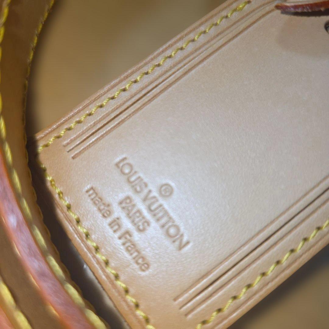 ルイヴィトン　バンドリエールレザーショルダーストラップ、ポワニエ、ネームタグ