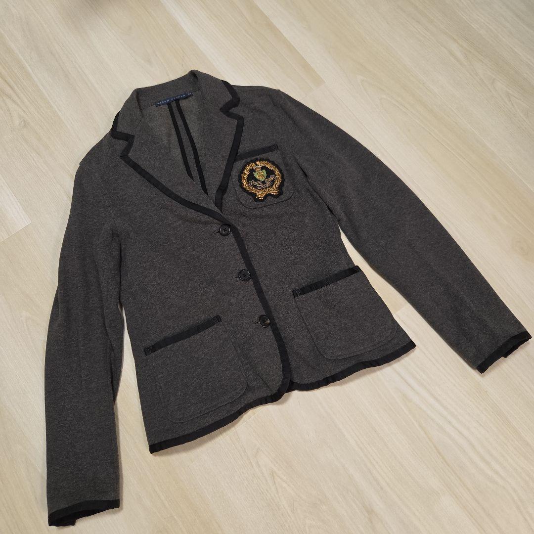 【美品】Ralph Lauren グレー テーラードジャケット