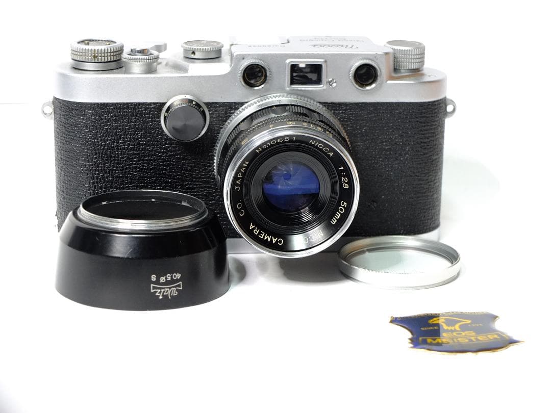 【実写確認整備品】ニッカType33／Nicca50mmf2.8フード付
