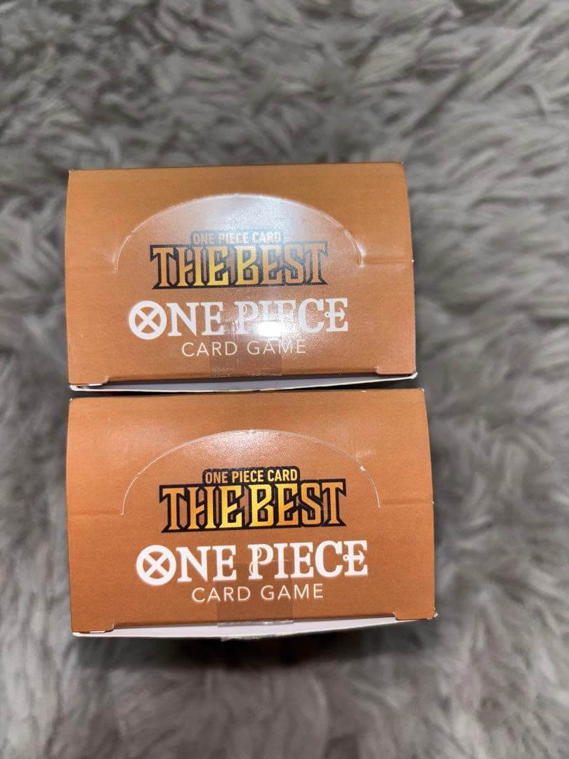 【テープカット】THE BEST 2BOX ワンピースカードゲーム 統一