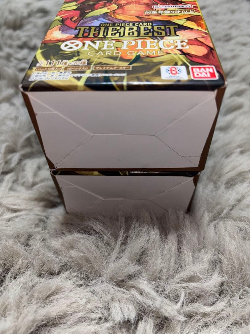 【テープカット】THE BEST 2BOX ワンピースカードゲーム 統一