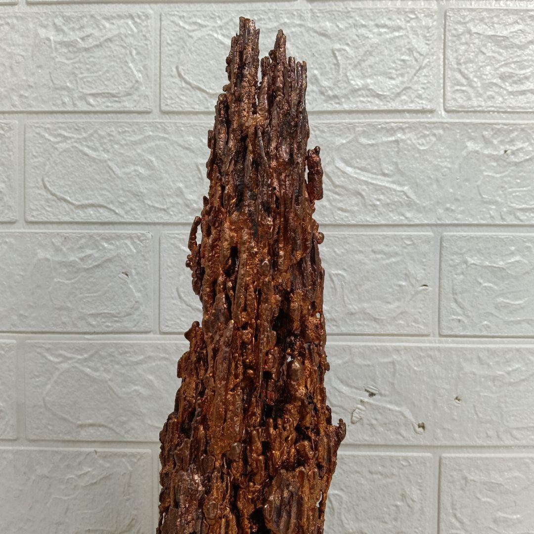 銅滴　台座付き　置物　上197