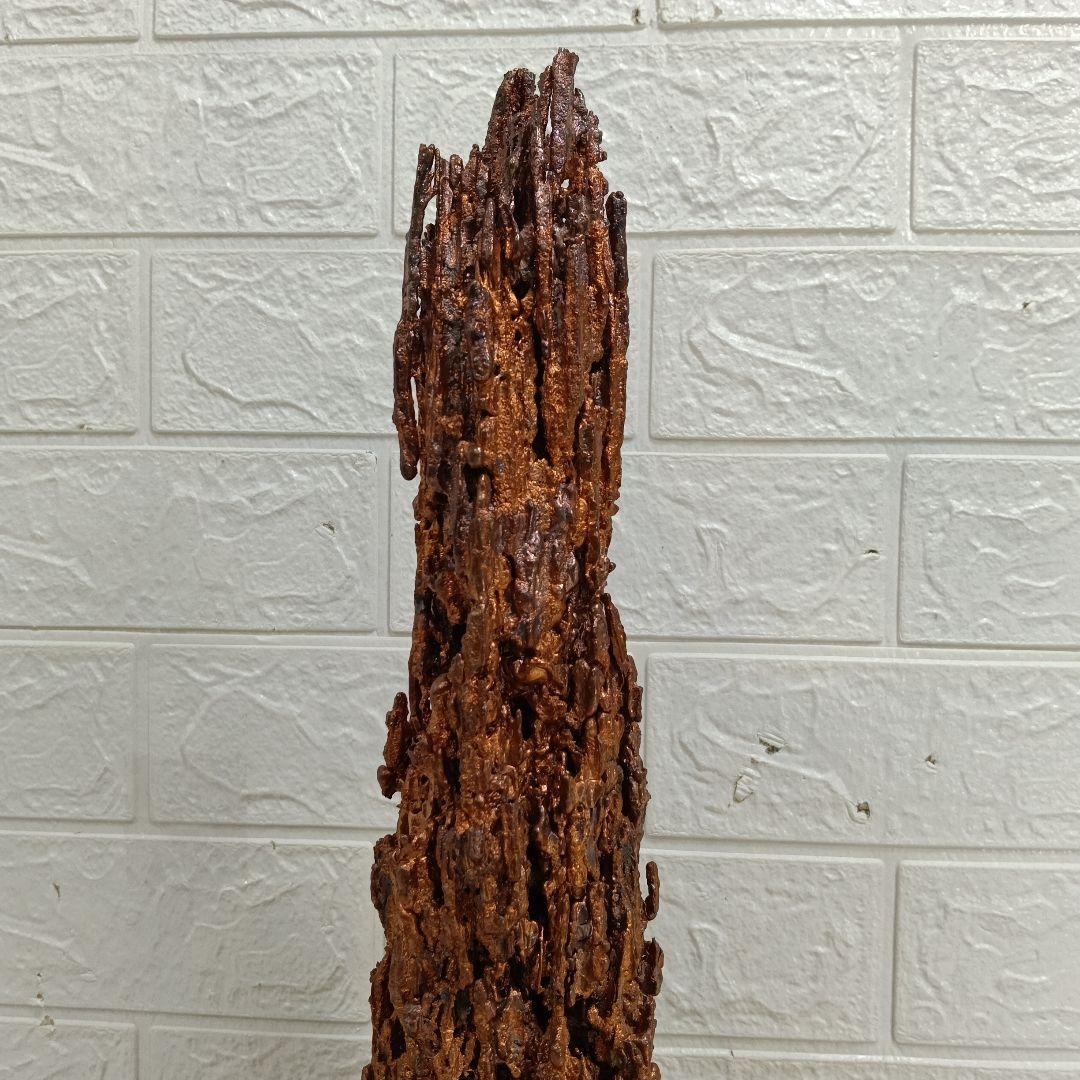 銅滴　台座付き　置物　上197