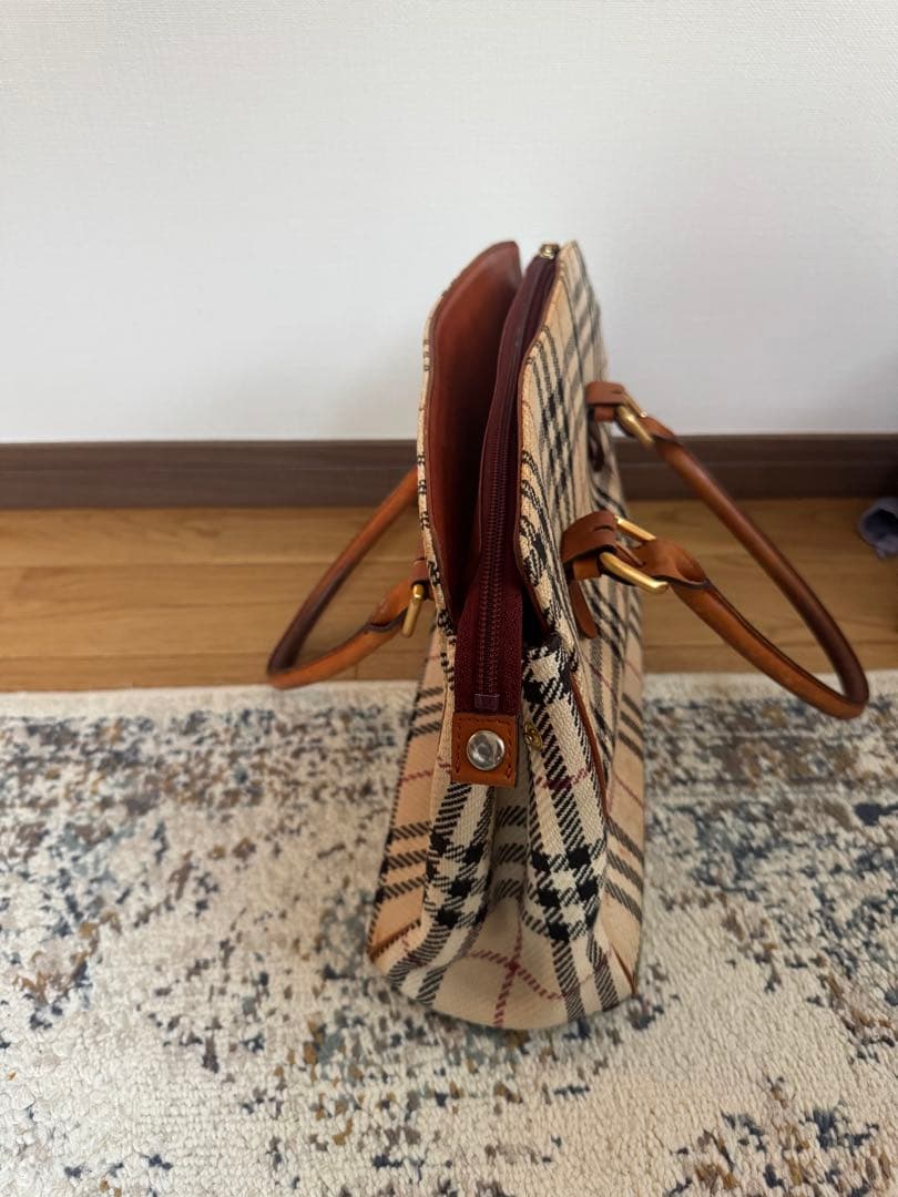 バーバリー　ハンドバッグ　ビンテージ